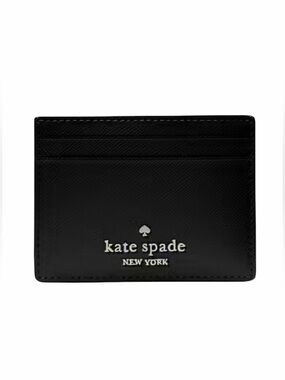 Kate Spade Black Slim Card Case Holder Wallet